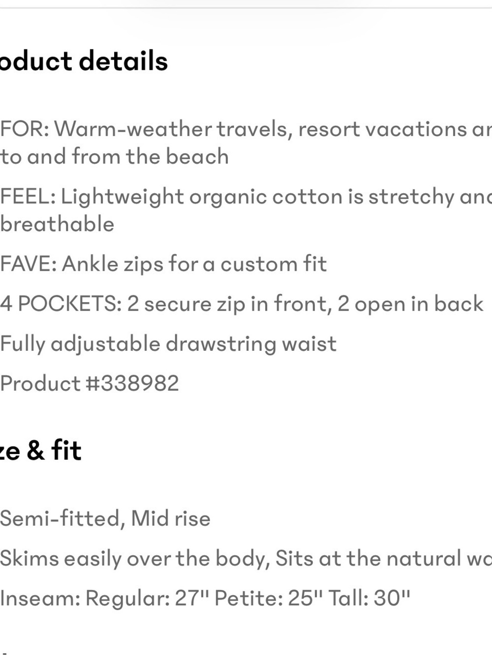 Athleta Farallon Pants - Picture 6 of 7